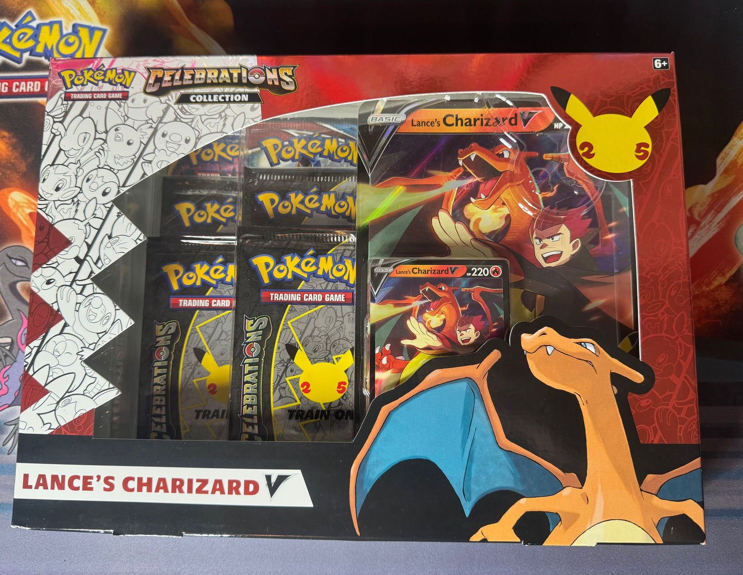Celebrations Lance’s Charizard box